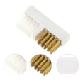 thumbnail image 3 of Brocha de limpieza para brocas de arte de uñas Unique Bargains para DIY en casa para uñas en tono blanco dorado, 3 of 6