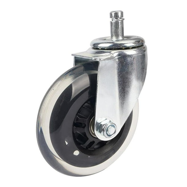 Ruedas giratorias, 3/4 pulgadas, para trabajo , ruedas industriales de vástago estándar, reemplazo para carritos, sillas de oficina, muebles METRO Macarena Rueda giratoria de patinaje sobre ruedas