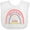 AA-White, variant on Inktastic Handpicked for Earth by My Sister in Heaven Rainbow Boys or Girls Baby Bib