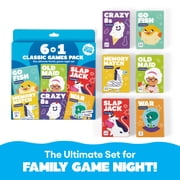 6 in 1 Classic Card Games Pack from Bee Street Games - PAL Award 2025 Winner, Includes Six Family Games