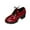 Red, variant on RXMEKW Platform Oxford Shoes for Women with Round Toe and Thick Heel, Lace-Up Low Top Leather Shoes with Beaded Accents in Black or Wine Red