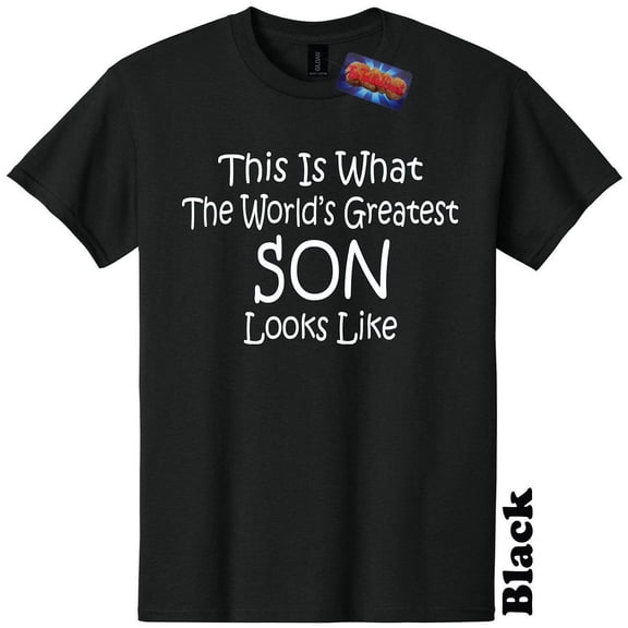 Worlds Greatest Son T-Shirt Mom Dad Tee The Twisted Donut