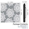 thumbnail image 2 of Boho Design Extra Large Rubber Game Pad 31.5x31.5 Inch Mahjong Table Mat with Anti-Slip Backing and Quiet Surface for Playing Tiles Cards and Entertainment, 2 of 3