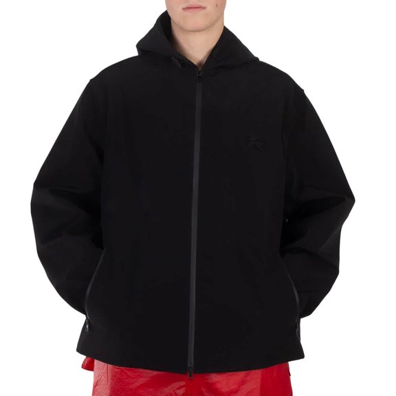 Burberry EKD Logo Technical Cotton Jacket, Size Small