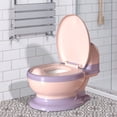 thumbnail image 6 of Toilet Training Potty Infants Toilet Seat Compact Size Easy to Clean (Brush Included) Realistic Toilet Potty Seat Babies Girls Boys Kids PP Seat Pink, 6 of 8