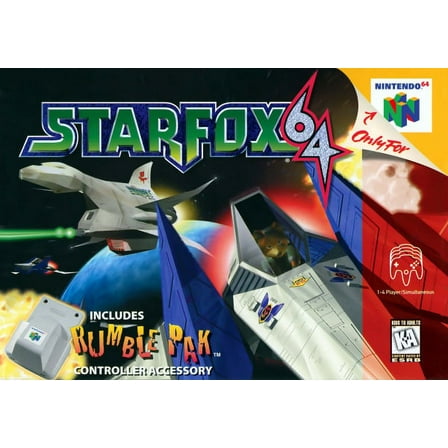 N64 Game US Version of Star Fox 64