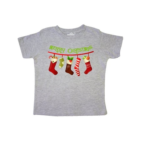 

Inktastic Christmas Stockings Gift Toddler Boy or Toddler Girl T-Shirt