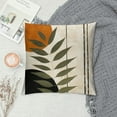 thumbnail image 2 of Creowell Leaf Sun Abstract Pillow Covers for Couch Sofa Indoor Outdoor Throw Pillow Cover Square Design 1PC 24x24in, 2 of 5
