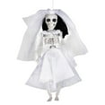 thumbnail image 2 of Halloween Skeleton Bride and Groom Hanging Decorations for Haunted House,Horror Bar,Party Scene,Spooky Props,Scary Trick or Treat Decor,12 Inch, 2 of 9