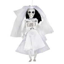 Konghyp Halloween Skeleton Bride Groom Decoration, Creepy Party Props, Haunted House Decor, Unique Halloween Decorations, Realistic Skull Decorations