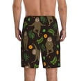 thumbnail image 4 of Lsque Sloth Doing Yoga Mens Sleep Pajama Shorts,Short Pajama Pants, Cotton Ultra-Soft Knit-Large, 4 of 9