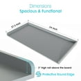 thumbnail image 6 of Kaboon Washer Dryer Countertop with Edge Rails, 27.5" x 54", Grey, 6 of 6