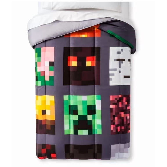 Minecraft Good vs Evil Comforter 64" x86"