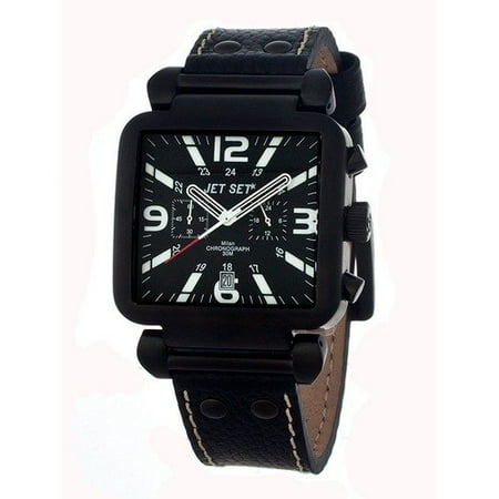 Jet Set Milan Men's Watch in Black