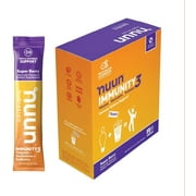 Nuun Immunity3 Electrolyte Powder Elderberry Vitamins Prebiotics Zinc, Super Berry, 14 Count