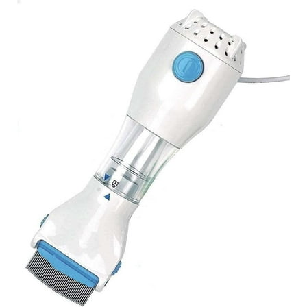JOR Electrical Head Lice Comb, Lice Removal Treatment Lice Combs, Remover Hair Vacuums Machine for Lice Removed, Head Lice Capture, Removes Lice and Eggs (White)