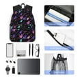 thumbnail image 4 of Defioc Colorful Guitar Pattern Laptop Backpack for Men and Women,Casual Backpack Dayback Sports Bookbag for Travel Running Hiking, 4 of 6