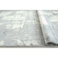 thumbnail image 4 of Handcraft Rugs-Abstract Rugs/Luxury Livingroom Modern Soft/Smooth-Silver/Gray/White, 4 of 5