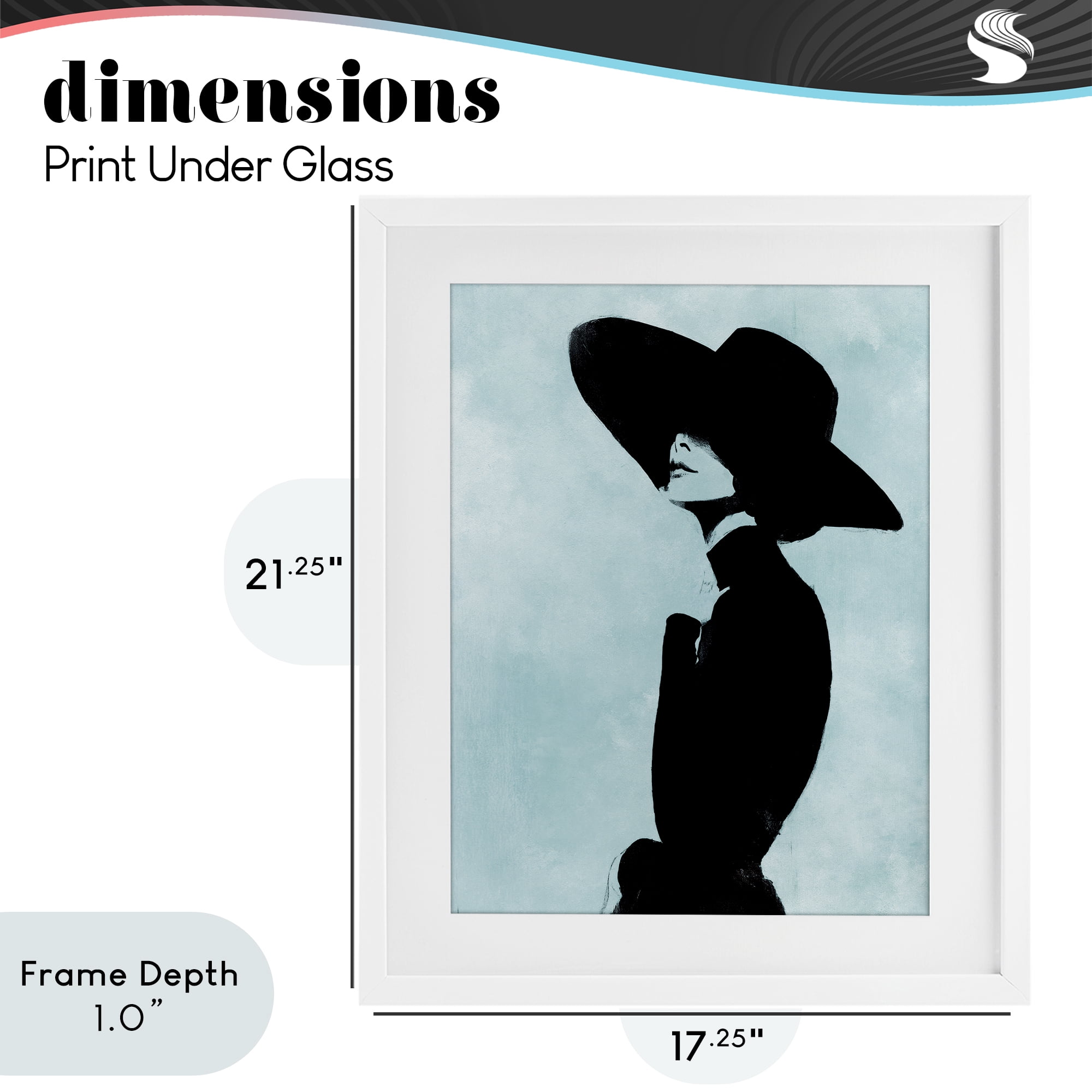 Stupell Industries Eclipse In Black White Framed Print Under Glass, design by Svetlana Aleynikova
