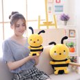 thumbnail image 4 of KAKOWELY 2 piezas de peluche de abeja, almohada de peluche, juguete de abeja decorativo., 4 of 5