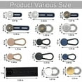 thumbnail image 2 of Button Extenders for Jeans, 6 Sizes Pants Button Waistband Extender, Flexible Adjustable Elastic Waist for Women Men, 2 of 6
