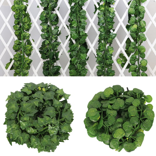 Details about   6.56ft Ivy Leaf Garland Green Plant Plastic Vine Foliage Home Garden Decoration 
