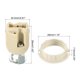 thumbnail image 2 of Conector de portalámparas de cerámica G9 Uxcell para bombillas halógenas 2 piezas, 2 of 5