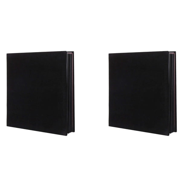 2X ÁLbum de Fotos ÁLbum de Recortes Cubierta de Terciopelo PáGinas Gruesas con PelíCula Protectora Guarde ImáGenes de Forma Permanente, Libro de Recuerdos
