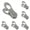 Grey(5PCS), variant on Eqslft Round Head Hanger Clips Clothes Pins, Heavy Duty Hanger Clips for Skirts, Pants, for Baby Clothes Hangers
