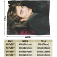 thumbnail image 3 of Robert Pattinson Blanket Bedding Fleece Blanket Soft Throw Blankets Lightweight Anti-Static Blanket - 3 Sizes, 3 of 5