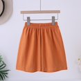 thumbnail image 4 of ATOGUTA Boys Beach Shorts Size 5T-15 Kids Athletic Basketball Shorts Casual Elastic Waist Summer Clothes with Pockets Orange, 4 of 6