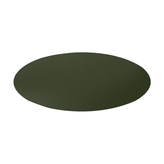 Qholemyo Double Sided Two Color Leather Round Table Mat Rainproof Dirtproof Oil Proof Heat Insulating Placemat Home Solid Color Tablecloth dining table placemats place mats