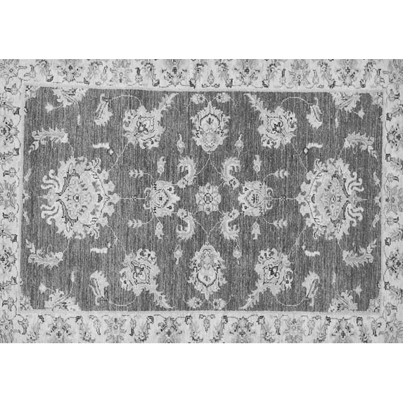Ahgly Company Indoor Rectangle Oriental Gray Traditional Area Rugs, 2' x 3'