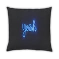 thumbnail image 2 of Ahgly Company Neon Neon Indoor Throw Pillow, 18 inch by 18 inch, 2 of 6
