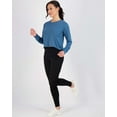 thumbnail image 6 of Real Essentials 5 Pack: Women's Dry Fit Crop Top - Long Sleeve Crew Neck Stretch Athletic Tee (Available in Plus Size), 6 of 7