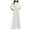 White, variant on Maxi Dresses for Women 3/4 Length Lantern Sleeve Crewneck Tie Waist Dresses Wedding Guest Dress