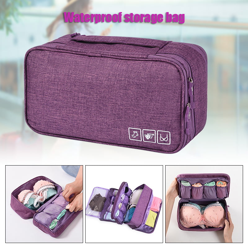 Details about   Travel Multi Pouch Waterproof Bag Organiser Bra Underwear Lingerie FAST POST 