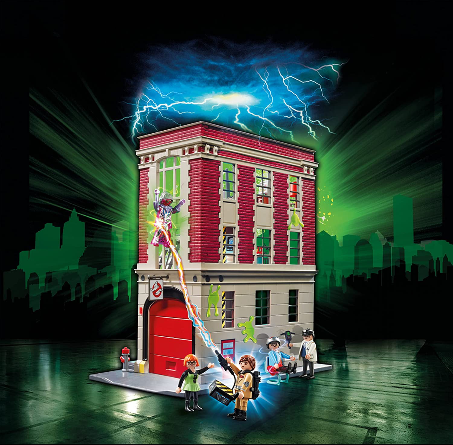  Playmobil Ghostbusters Firehouse : Toys & Games