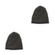thumbnail image 2 of Gorros para adultos Qarigey Sombrero artesanal de punto Gris 2piezas, 2 of 5