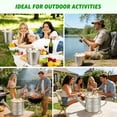 thumbnail image 4 of Large Citronella Candle 2 Packs 200H Burning Time 3 Wicks Soy Wax Outdoor Candle for Summer Party & Home, 2 x 15oz, 4 of 9