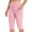 Z # Pink, variant on Olyvenn Yoga Workout Exercise Capris Womens Tops Casual Knee Length Leggings High Waisted For Summer With Pockets For Women 2022