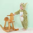 thumbnail image 5 of URMAGIC 0-36M Baby Newborn Jumpsuit Hooded Thicken Winter Bunting Outwear Snowsuit Pajamas for Girls Boys, 5 of 14
