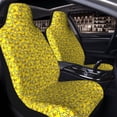 thumbnail image 2 of Uemuo Ducky Cartoon Animal Yellow Pattern Car Seat Covers for Front Seats Waterproof Seat Covers for Cars, Universal Auto Front Seats Protector Fits for Car-1, 2 of 6