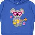 thumbnail image 3 of Inktastic Koala Cute Girls Guitar Toddler Hoodie, 3 of 4