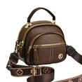 thumbnail image 1 of Coefficienta Classic Leather Shoulder Bag Multifunctional Adjustable Strap Wide Compartments for Women Hands Convenience, 1 of 9