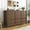 Retro Brown, variant on ChVans Farmhouse 12 Drawers Dresser for Bedroom, 63'' Wide Wood Rustic Chest of Drawers with Natural Texture, Vintage Design, Large Storage Dressers Organizer for Living Room, Hallway