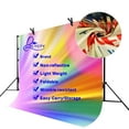 thumbnail image 4 of ABPHOTO Polyester 7x5ft Colorful Radient Backdrop Rainbow Colorful Gradient Minimalistic Photography Background and Studio Photography Backdrop Props, 4 of 5