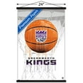 thumbnail image 3 of NBA Sacramento Kings - Drip Basketball 21 Wall Poster with Wooden Magnetic Frame, 22.375" x 34", 3 of 3