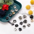 thumbnail image 5 of Unique Bargains 12Pack Alloy Spring Cord Lock Ends Toggle for Shoelaces Bright Silver 17x15mm, 5 of 5