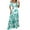 Light Blue, variant on Fesfesfes Casual Printed Short Sleeve Off-The-Shoulder Dress Slim Women Dresses Plus Size Clearance $10